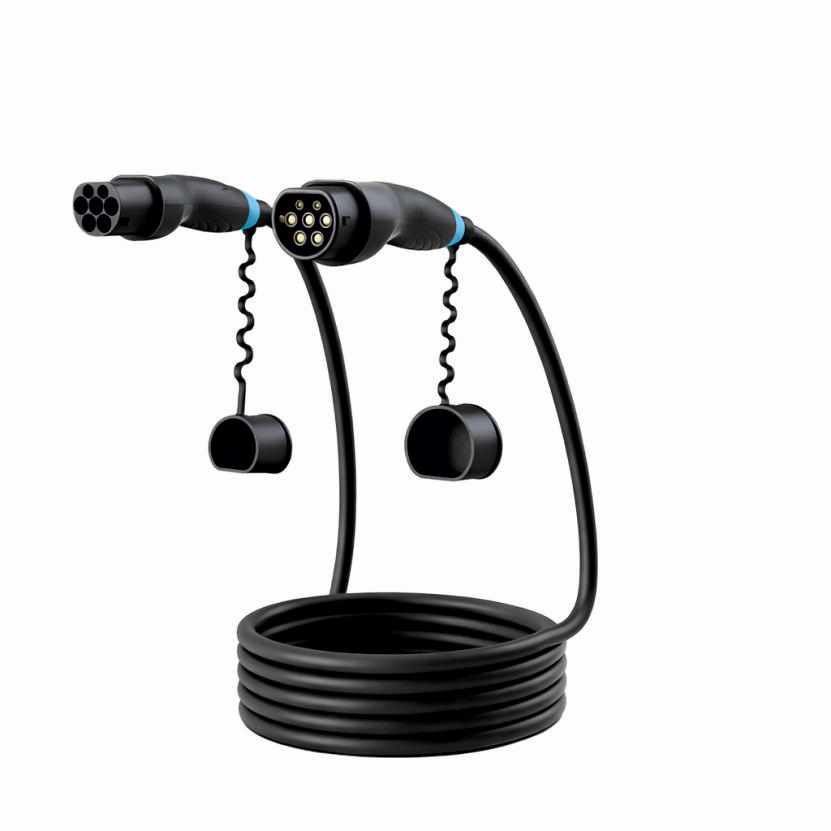 ENSAVE CAB-TIP2-5 Type 2 elektrikli araç şarj kablosu 5 metre