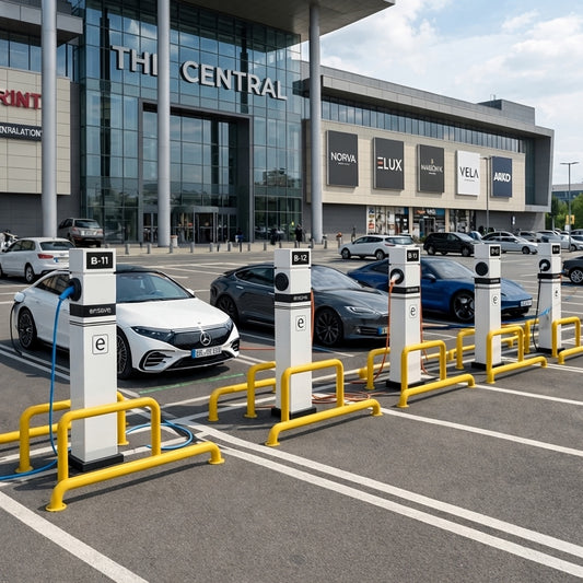 ENSAVE TOWER-DUO-S ticari elektrikli araç şarj istasyonu