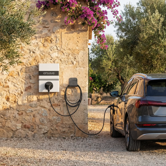 Ensave WALL-22S elektrikli araç şarj ünitesi kullanım görseli