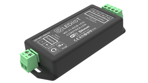 Lediot LDT-WIFI-RGB-CV RGB WiFi Bluetooth LED kontrol cihazı perspektif görünüm