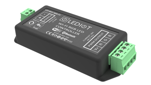 Lediot LDT-WIFI-RGB-CV RGB WiFi Bluetooth LED kontrol cihazı bağlantı görünüm