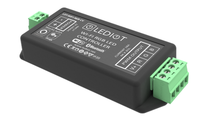 Lediot LDT-WIFI-RGB-CV RGB WiFi Bluetooth LED kontrol cihazı bağlantı görünüm